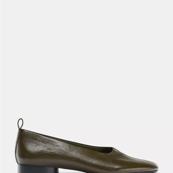 Zara Olive Green Flats - Picture 3 of 7